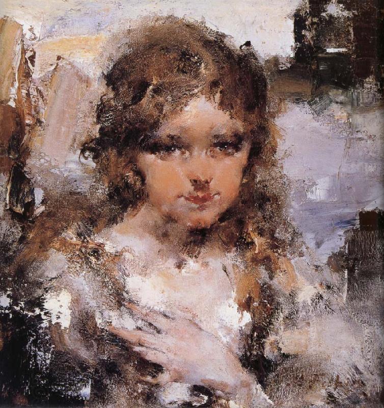 Nikolay Fechin Girl China oil painting art